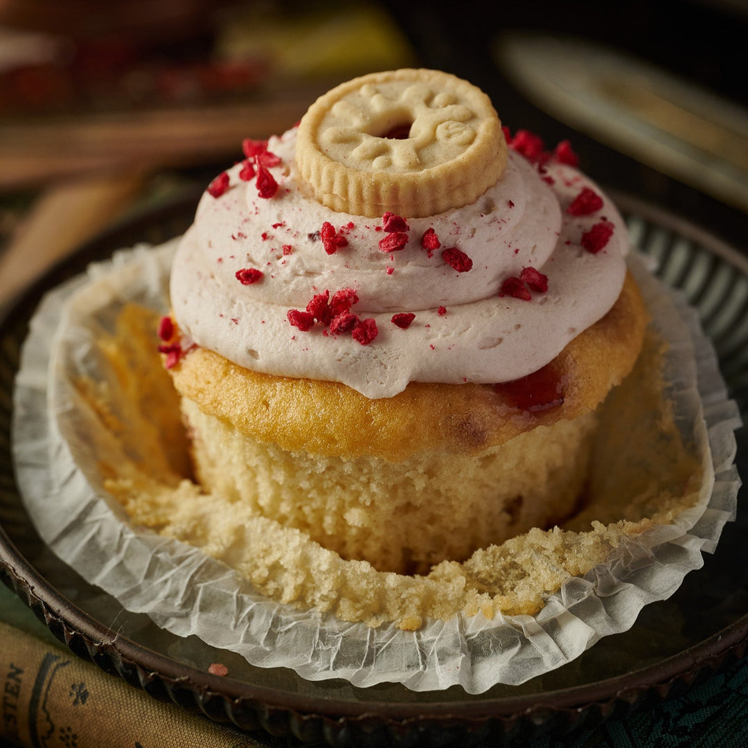 Handmade Jammy Ring Cupcakes, box of - wholesale