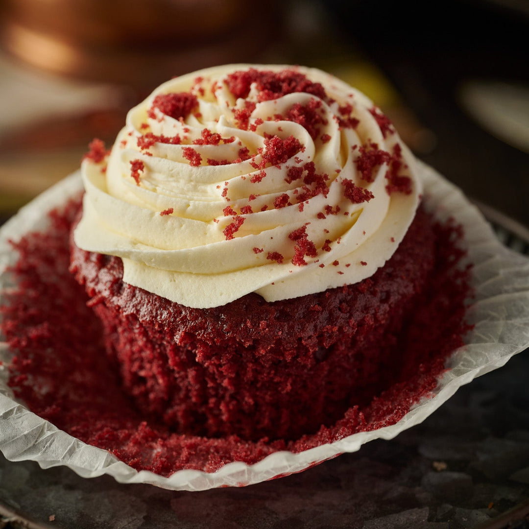 Red Velvet Cupcakes topped with Cream Cheese Frosting- Perfect for Cafe Range and Wholesale