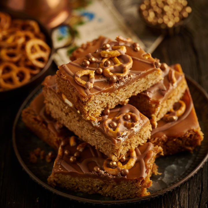 Caramel Pretzel Flapjack