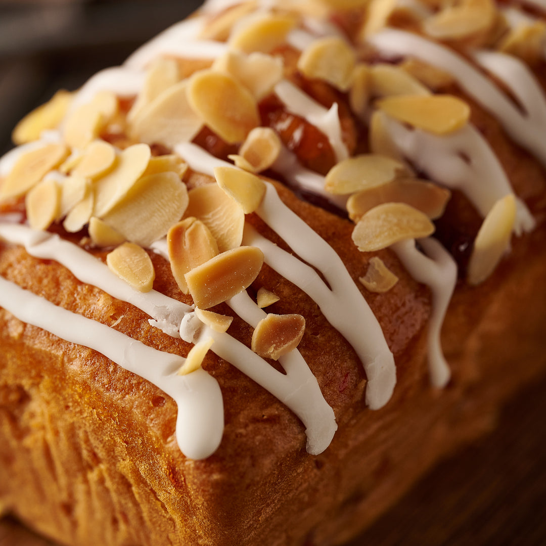 Cherry Bakewell Loaf Cake