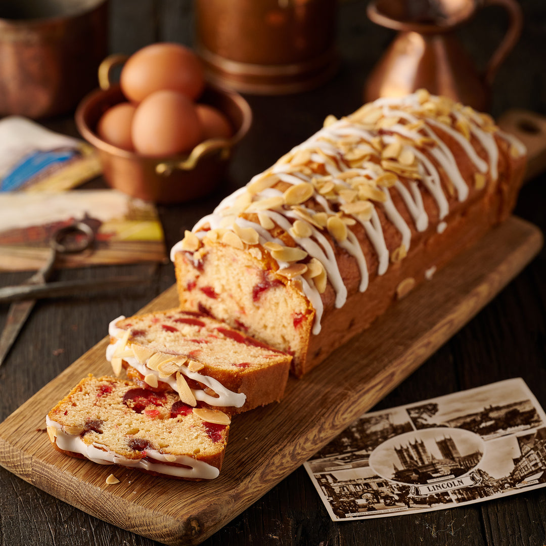 Cherry Bakewell Loaf Cake