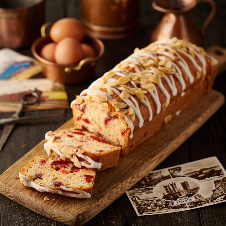 Cherry Bakewell Loaf Cake