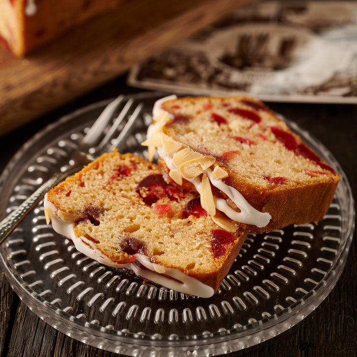 Cherry Bakewell Loaf Cake