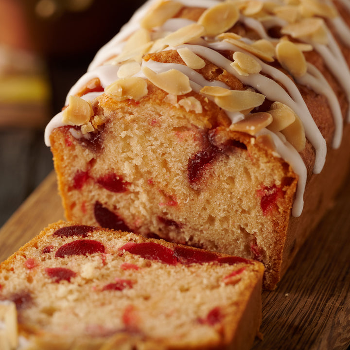 Cherry Bakewell Loaf Cake