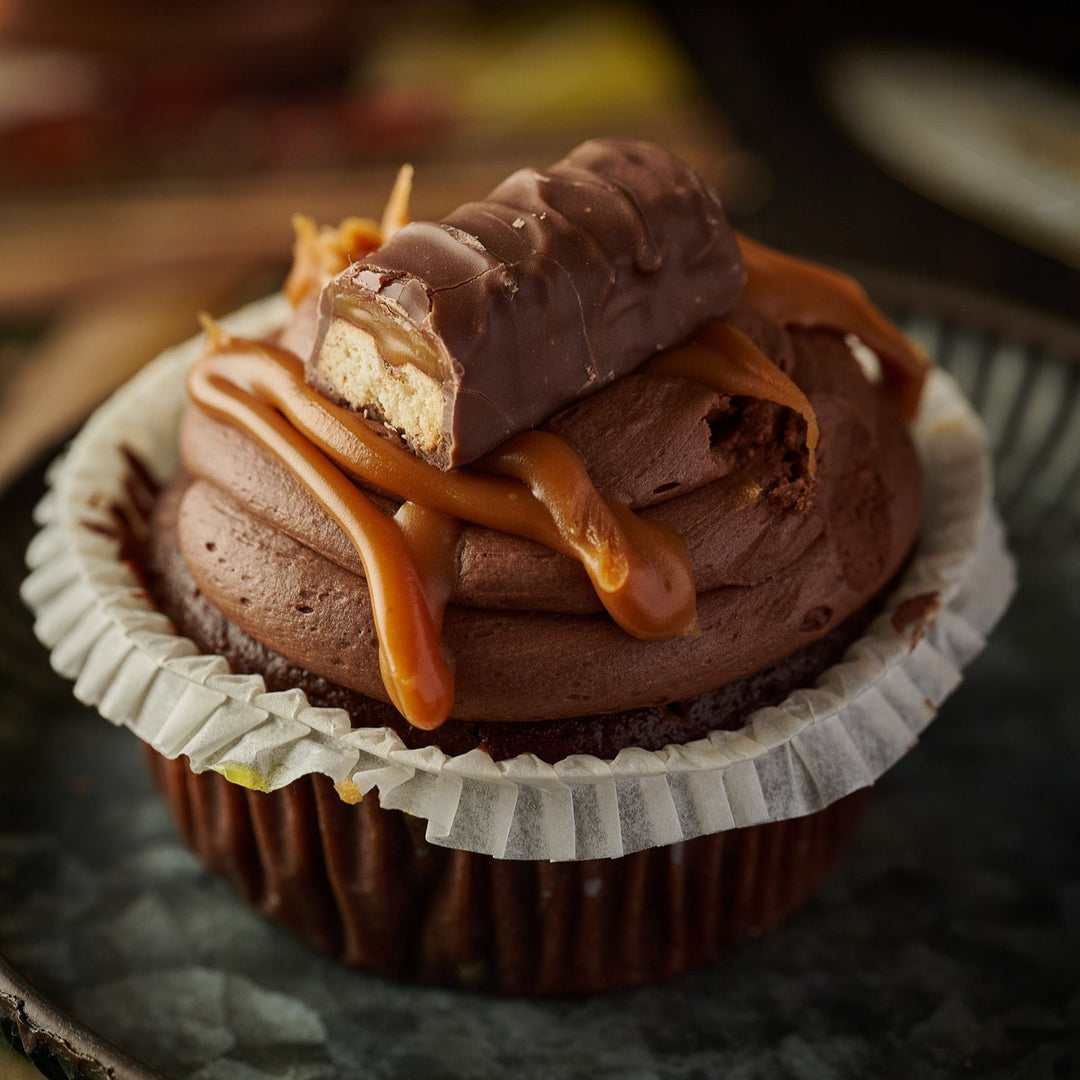 Handcrafted Twix Cupcakes, box of 6