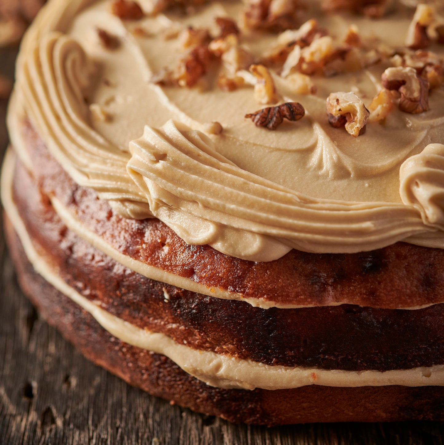 Espresso Coffee & Walnut Cake