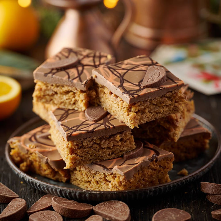 cafe range terrys chocolate orange flapjack indulgent 