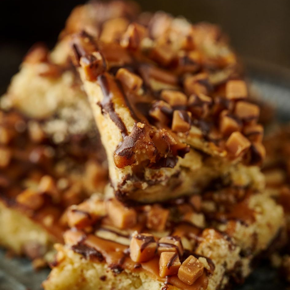 Caramel Brookie Crumble