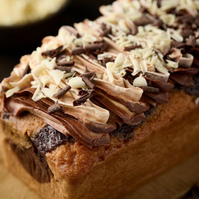 Chocolate and Vanilla Marble Loaf Cake