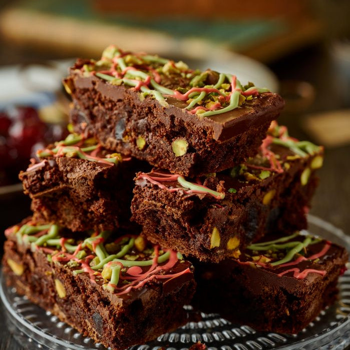 Dark Cherry and Pistachio Brownie (NGCI)