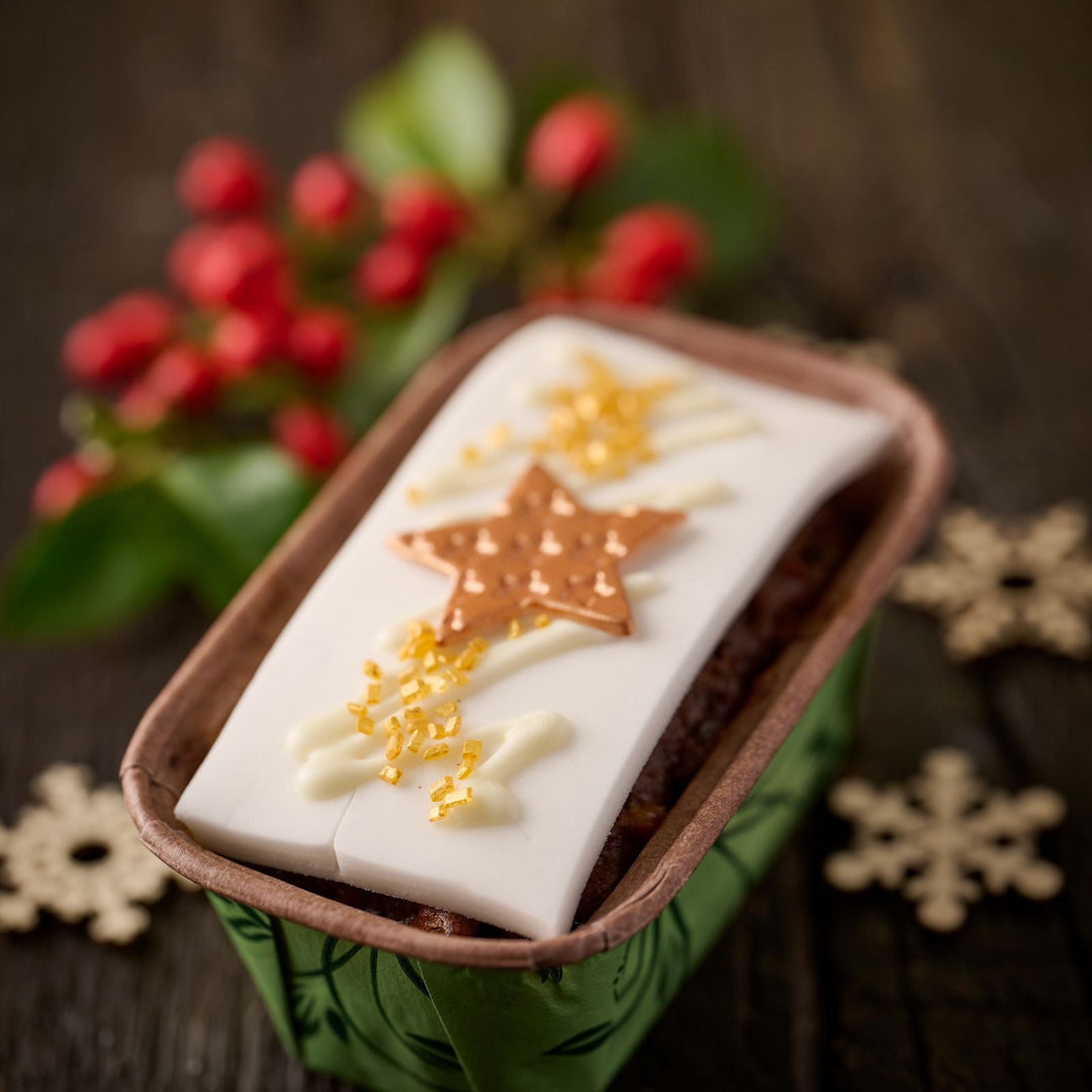 Christmas Iced Mini Fruit Loaf