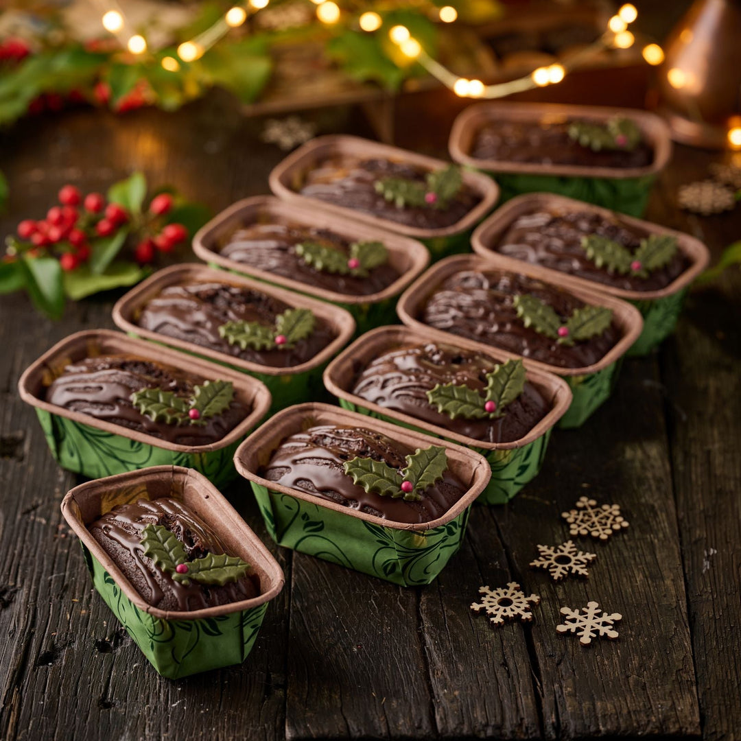 Christmas Mini Chocolate Yule Loaf