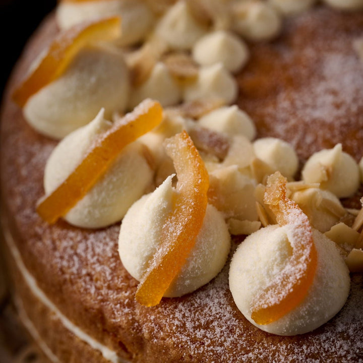 Orange & Toasted Almond Sponge Cake