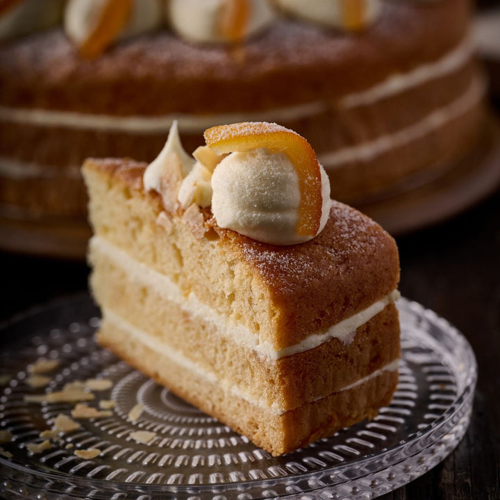 Orange & Toasted Almond Sponge Cake