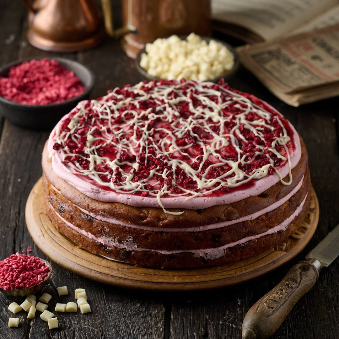 Plant Based Blackcurrant and Cherry Cake