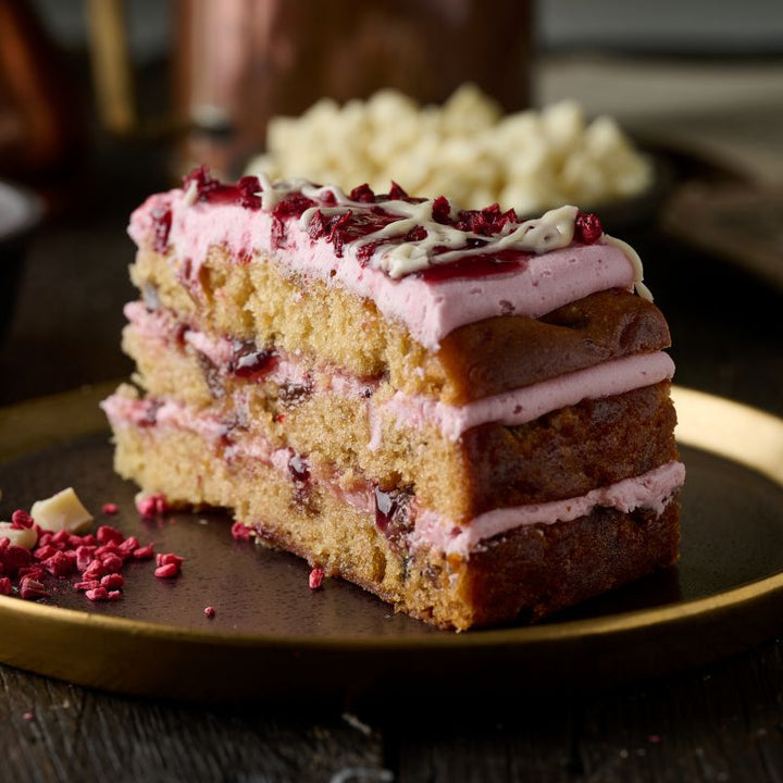 Plant Based Blackcurrant and Cherry Cake