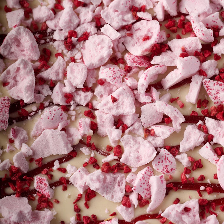 Raspberry Meringue Flapjack