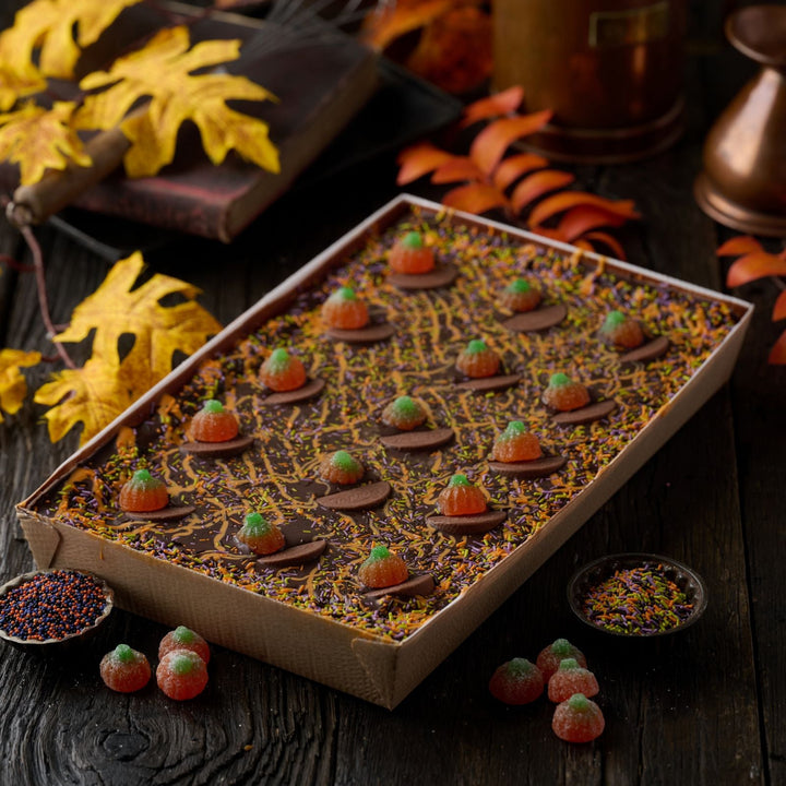 Spooktacular Chocolate Orange Flapjack