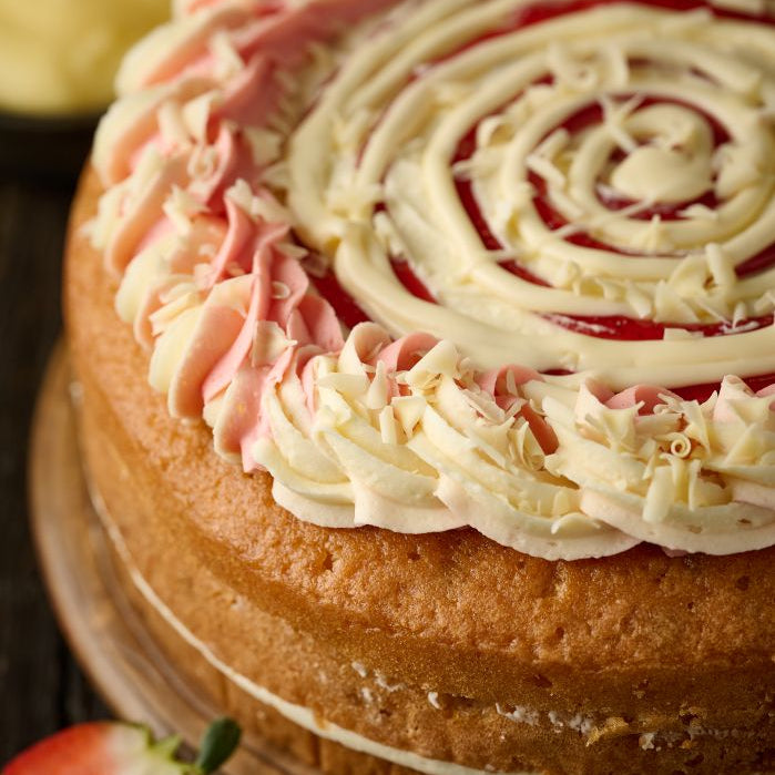Strawberry and Custard Cake