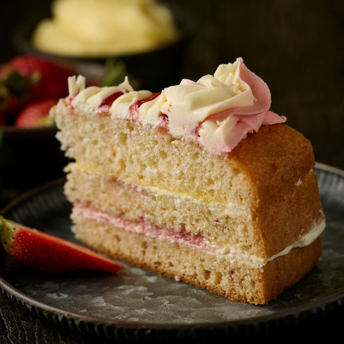 Strawberry and Custard Cake