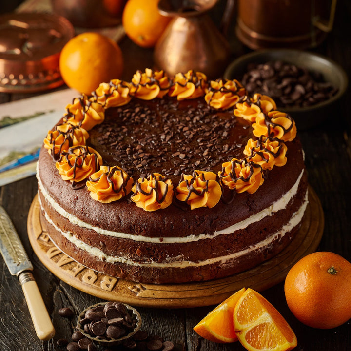 Dark Chocolate & Orange Marmalade Cake (Vegan)