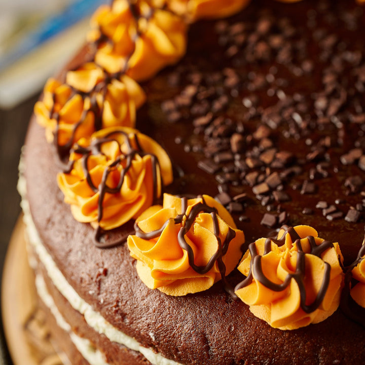 Dark Chocolate & Orange Marmalade Cake (Vegan)