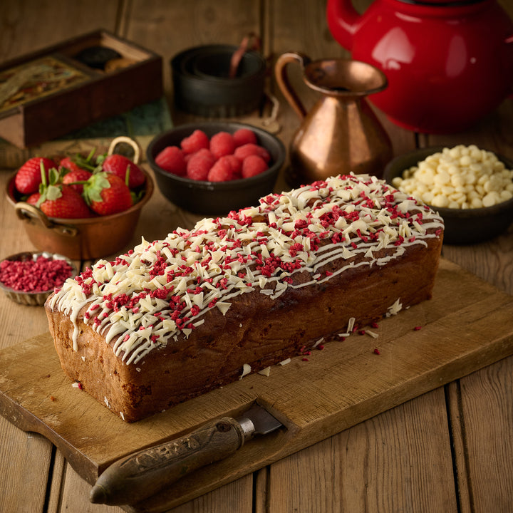 Strawberry, Raspberry & White Chocolate Loaf Cake(NGCI)