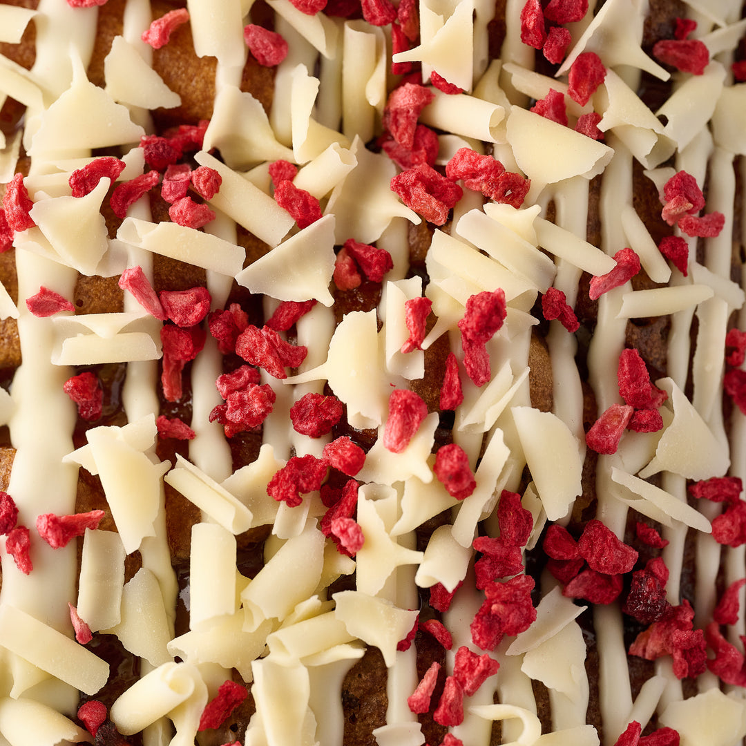 Strawberry, Raspberry & White Chocolate Loaf Cake(NGCI)