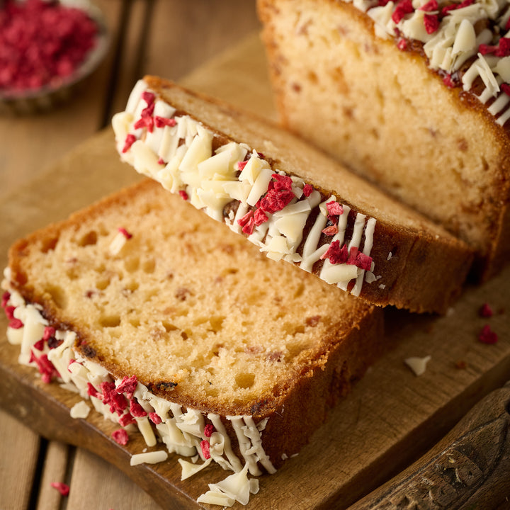 Strawberry, Raspberry & White Chocolate Loaf Cake(NGCI)