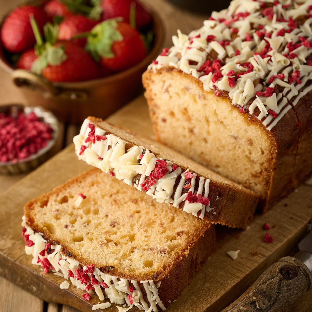 Strawberry, Raspberry & White Chocolate Loaf Cake(NGCI)