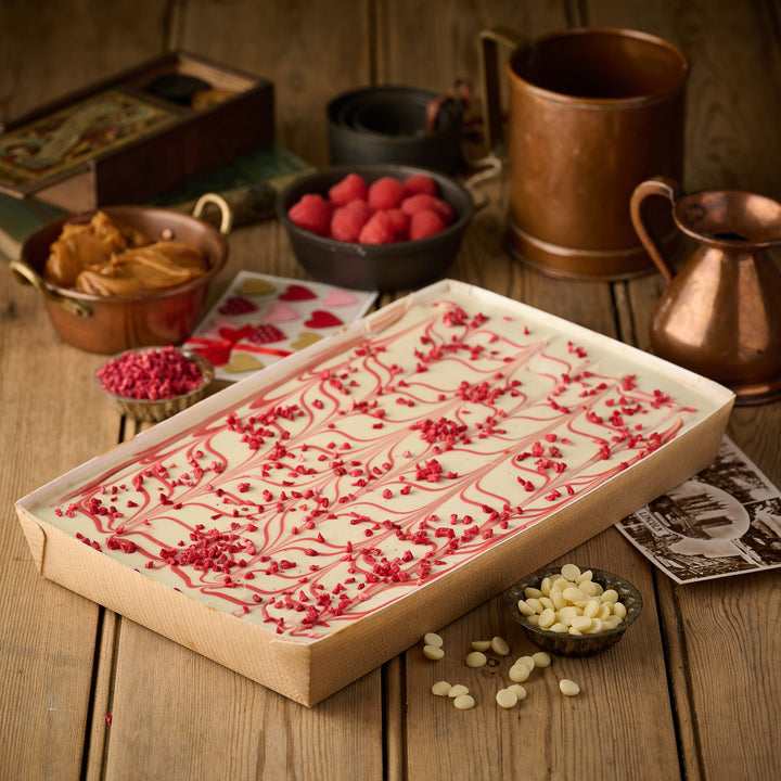 Raspberry Millionaires Caramel Flapjack