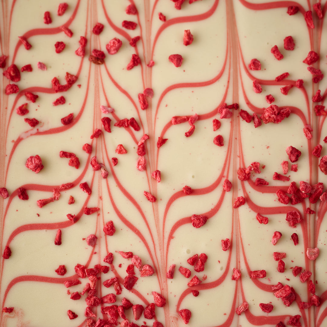 Raspberry Millionaires Caramel Flapjack