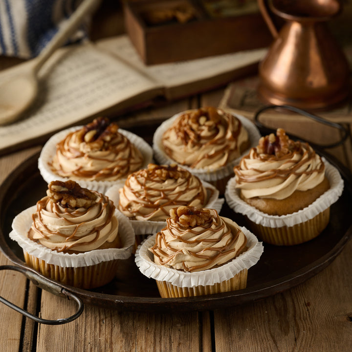 Coffee & Walnut Cupcake (vegan)