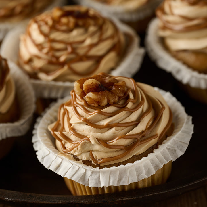 Coffee & Walnut Cupcake (vegan)