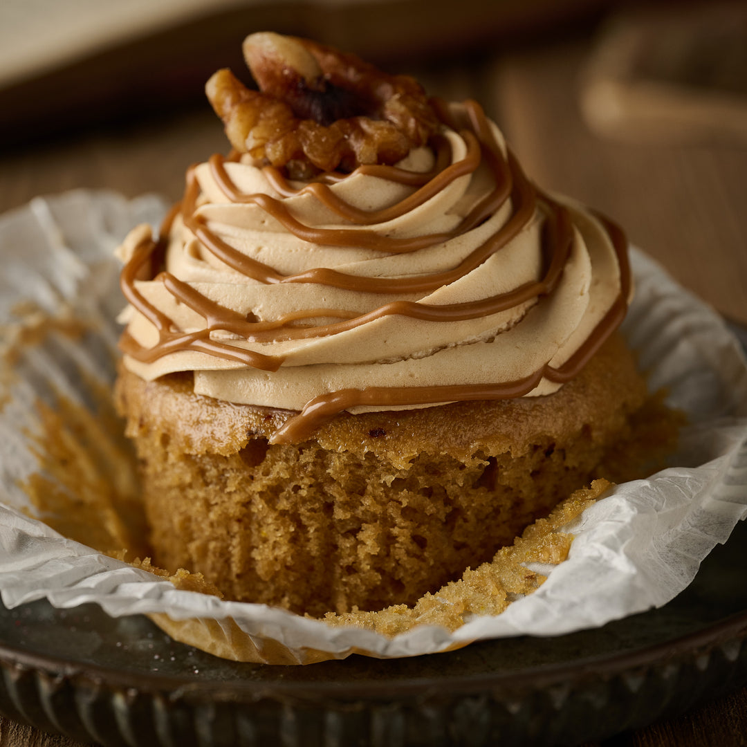 Coffee & Walnut Cupcake (vegan)