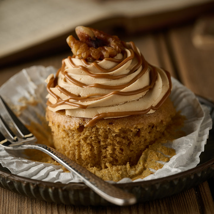 Coffee & Walnut Cupcake (vegan)