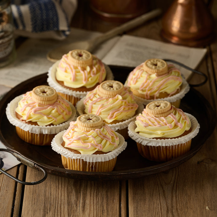 Lemon & Strawberry Cupcake (vegan)