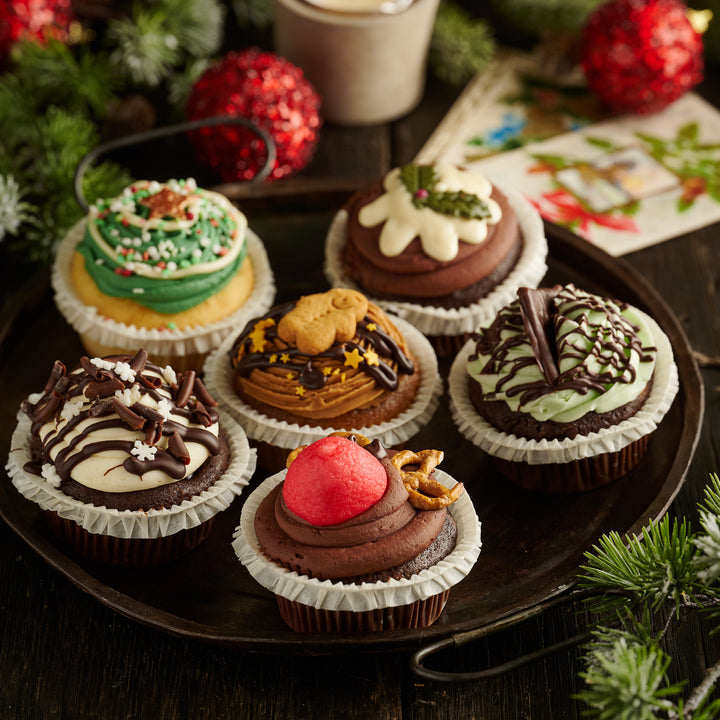 Christmas Cupcake Selection