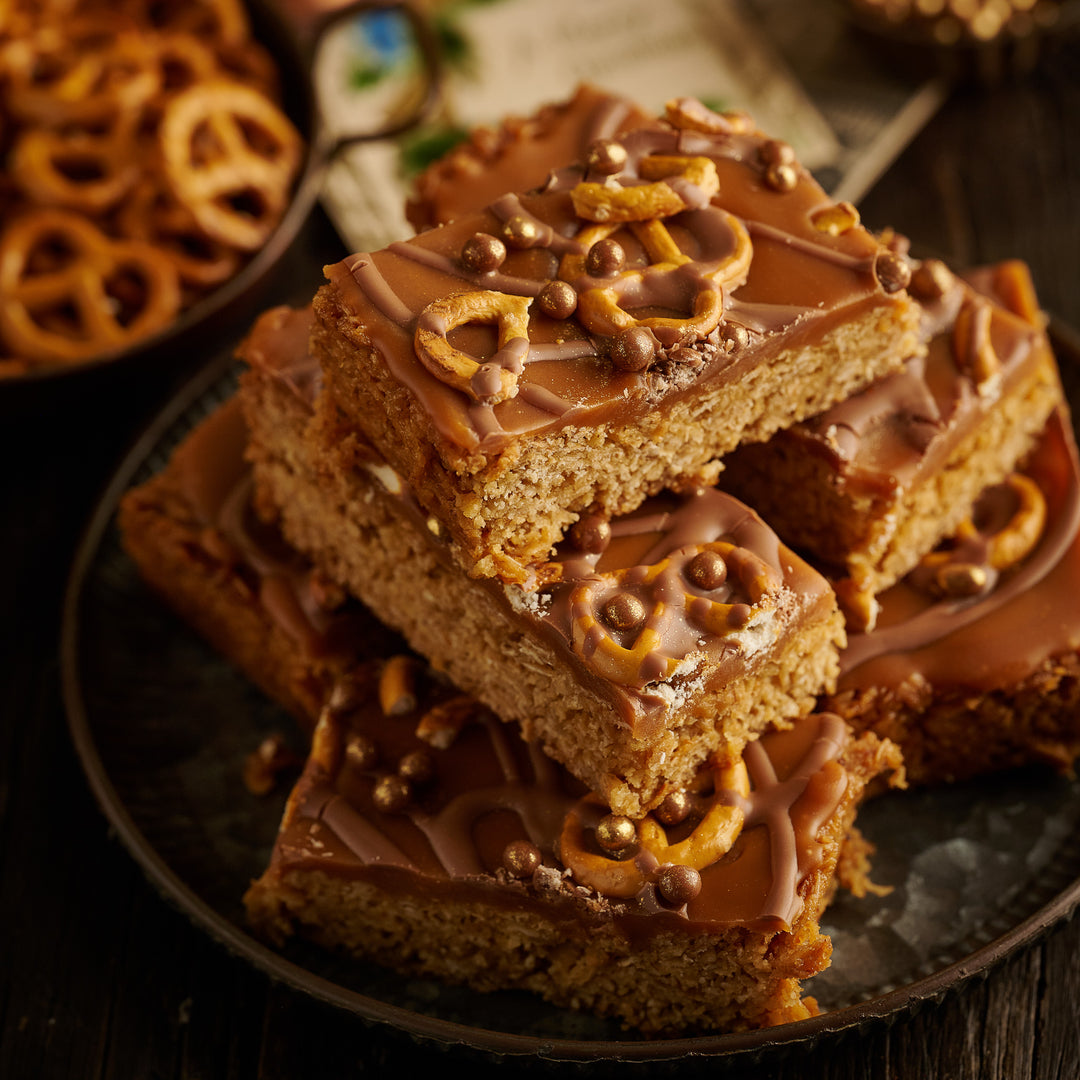 Caramel Pretzel Flapjack