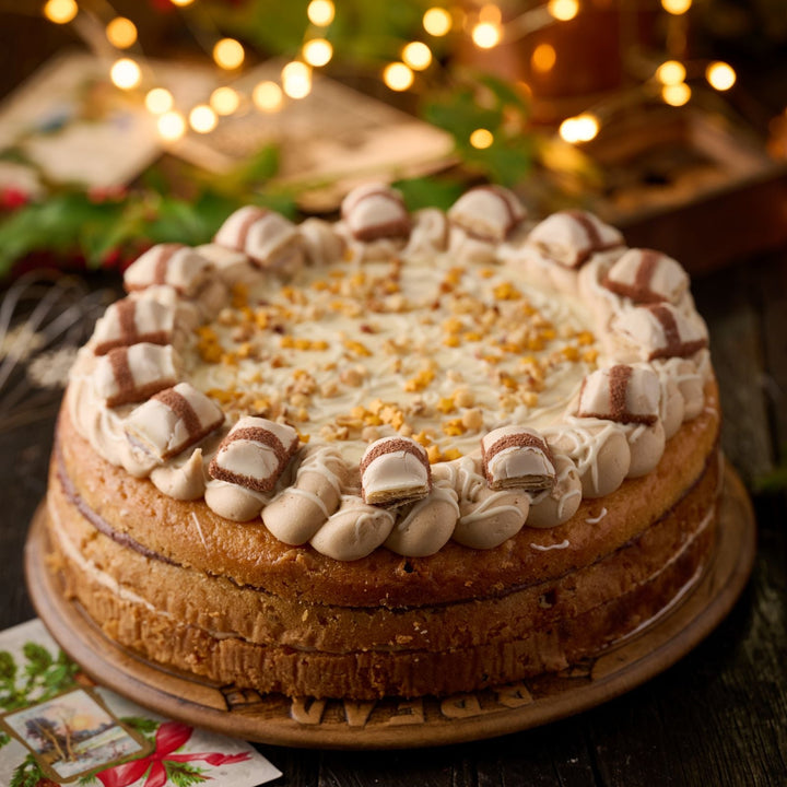 Christmas White Chocolate Bueno Cake